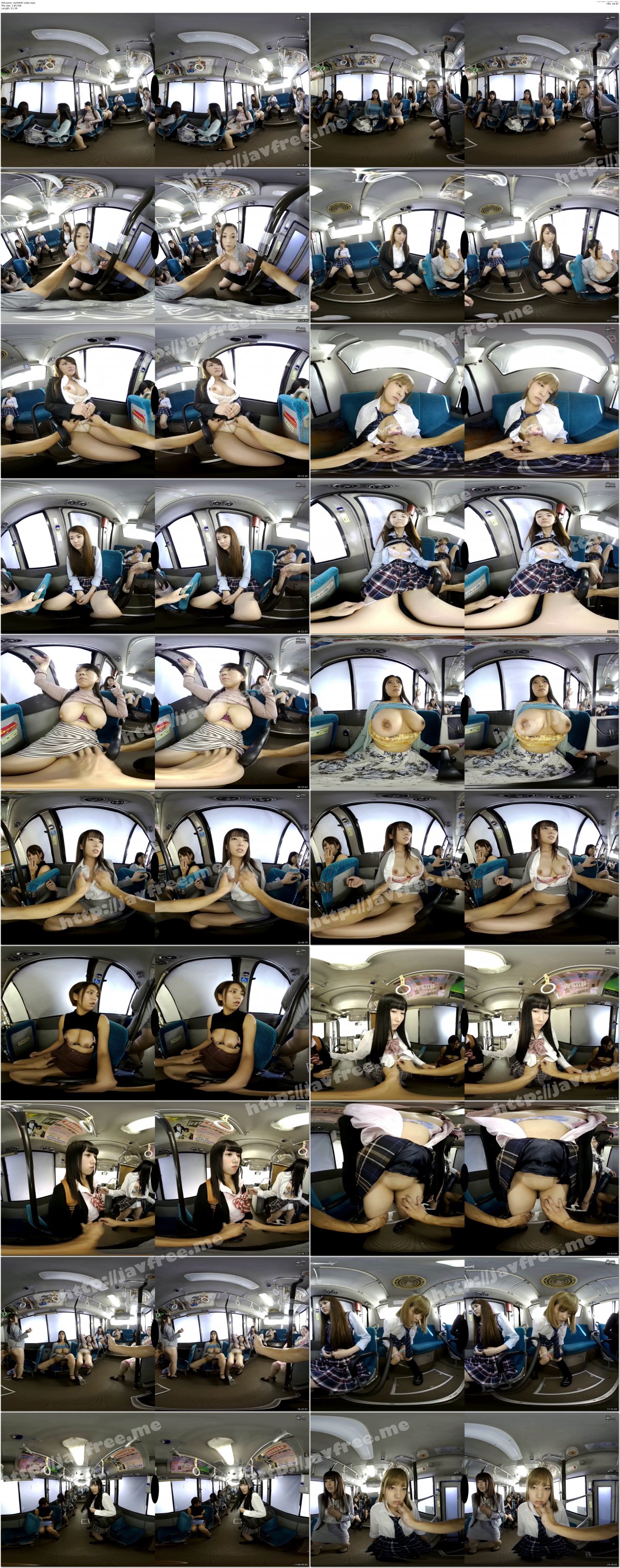 [AVOPVR-128] 【VR】バス時間停止痴漢VR【完全移動視点＋高画質6K撮影】で通勤・通学中の女性専用バスに潜入して女子○生やOLを中出しSEXヤリたい放題できるVR