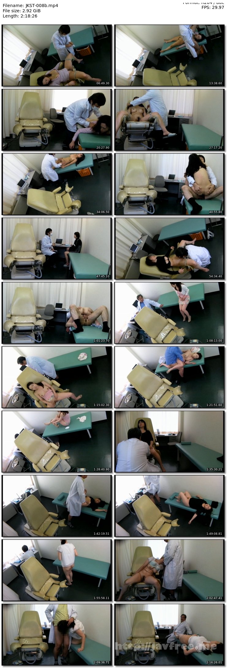 [JKST-008] 五十路 産婦人科レ○プ 睡眠薬を飲ませ寝バック中出しする医師 盗撮映像